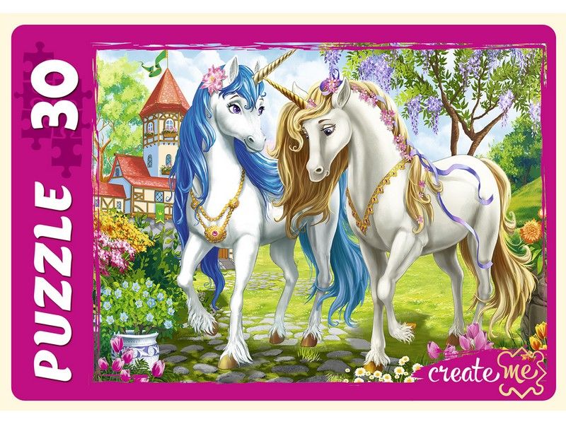 МАКСИ-ПАЗЛЫ 30 элементов. ЧУДЕСНЫЕ ЕДИНОРОГИ №23