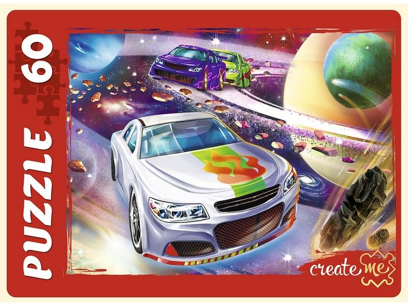 ПАЗЛЫ 60 элементов. МАШИНЫ В КОСМОСЕ