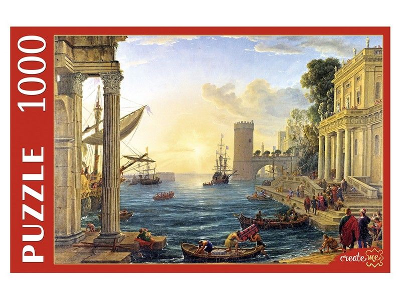 ПАЗЛЫ 1000 элементов. ОТПЛЫТИЕ ЦАРИЦЫ САВСКОЙ