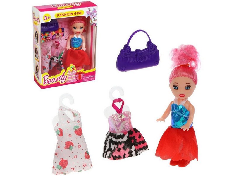 Кукла 7,5 см с аксесс. в кор. 314B