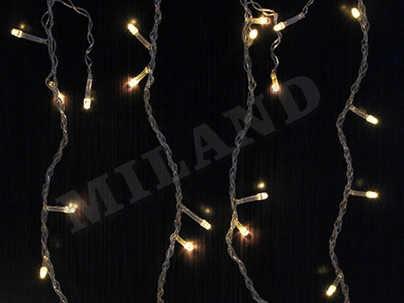 Гирлянда ЗАНАВЕС 1.8*1.4 м, 108 желтых ламп, прозрачная нить, 8 режимов НУ-4631