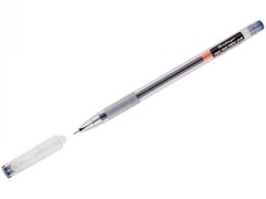 48236 [CGp_50011]Ручка гелевая «BERLINGO» прозрачный корпус 0,5 мм ЧЕРНАЯ