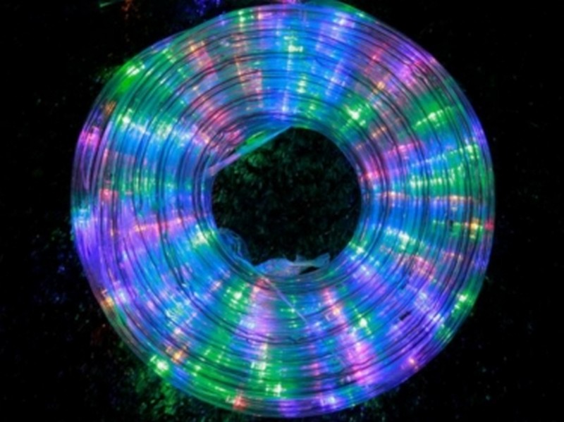 Гирлянда дюралайт 10 м, 240 разноцветных ламп, 8 режимов НУ-3673