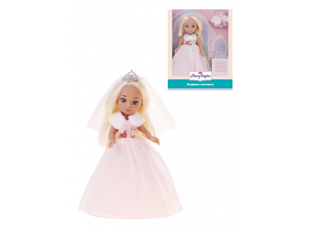 Кукла 31 см "Невеста" с аксесс. в кор. 451389