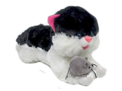 Кошка с мышкой лежит 1878/40