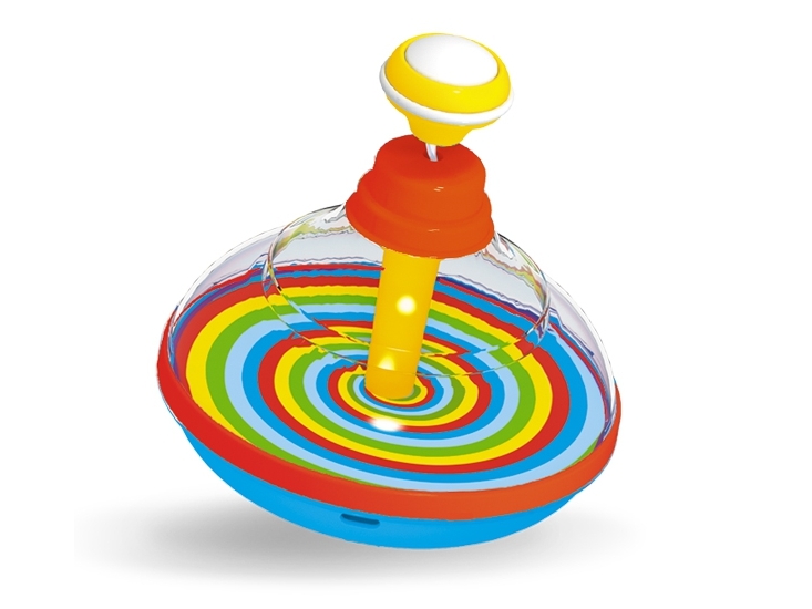 Юла прозрачная с музыкой