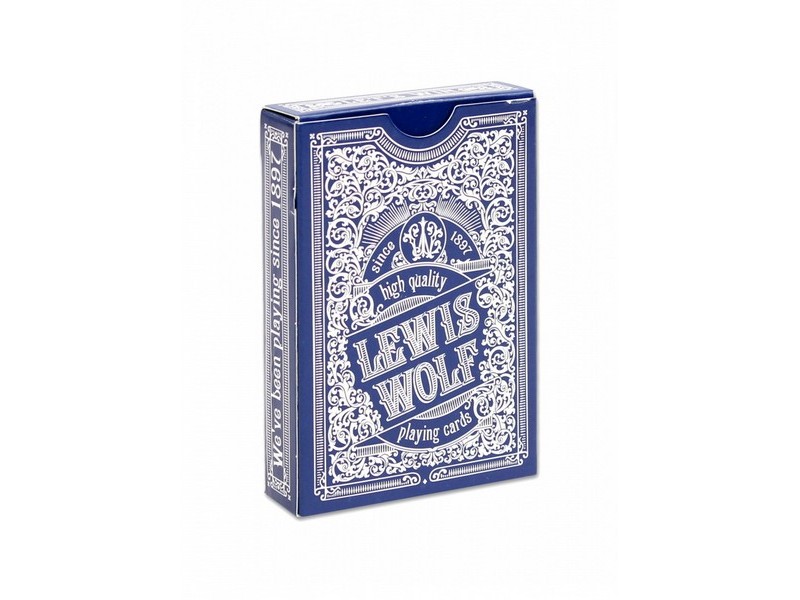 Карты игральные "Lewis & Wolf" blue 54 шт ИН-3826