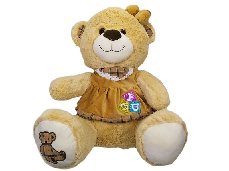 Медведь платье 60 см SMD2549-1