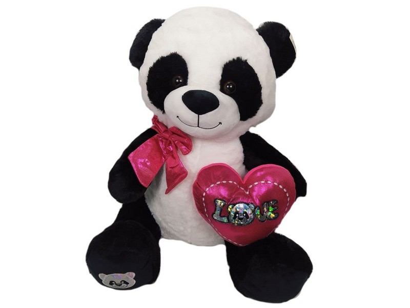 Панда с сердцем 50 см SMD2558-2#