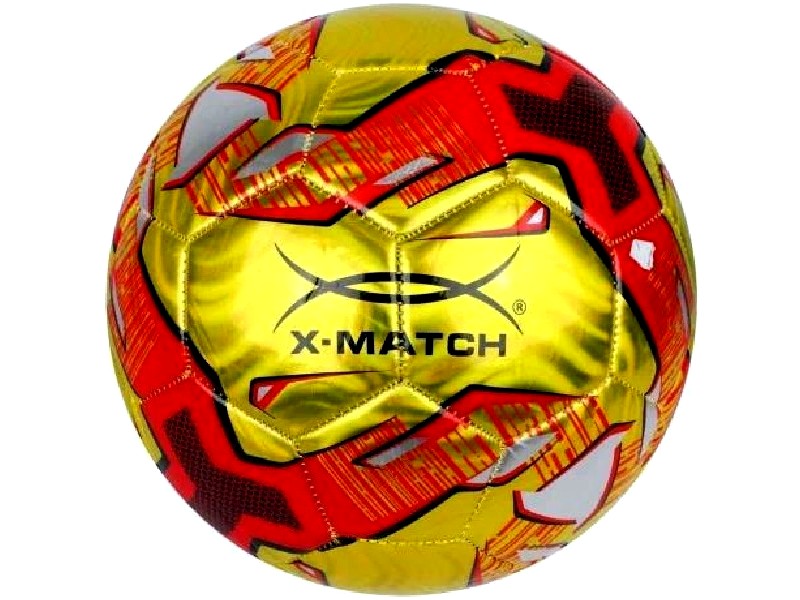 Мяч футбольный X-Match PVC 1 слой металлик 56488
