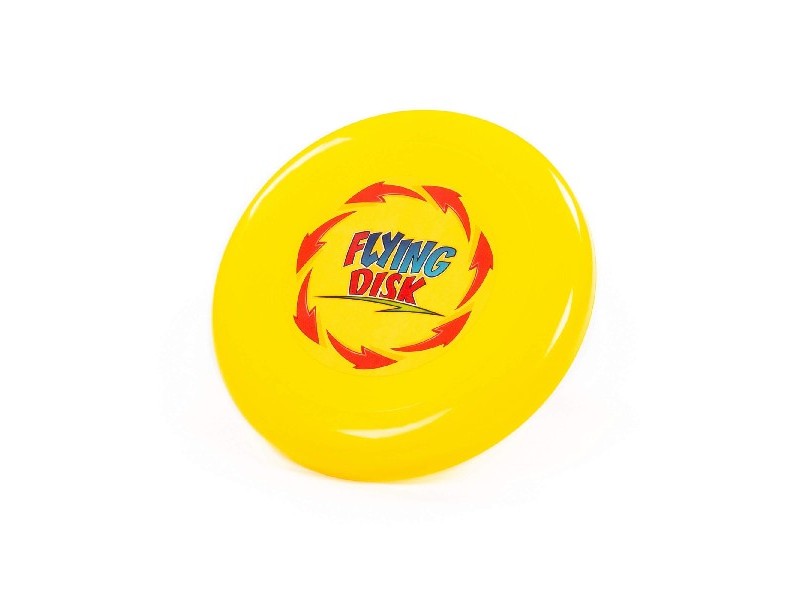Летающая тарелка Ø215 мм жёлтая