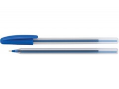 50902 [NB 05]Ручка масляная «SUPRA» Trend цветной корпус 0,7 мм СИНЯЯ (50шт/уп)