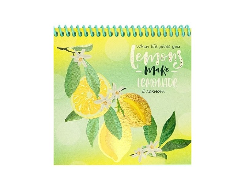 БЛОКНОТ А6+ 40л. клетка ФРУКТОВЫЕ ДОЛЬКИ-3 (гребень) 40-7357