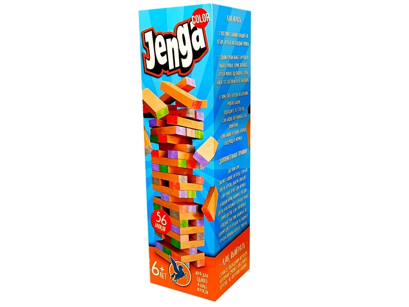Настольная игра JENGA COLOR 980345