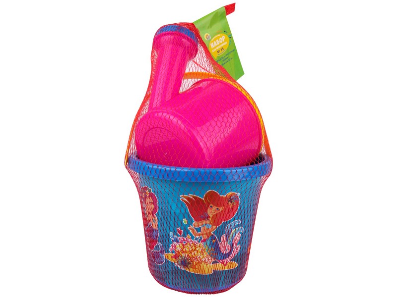 НАБОР №55 «РУСАЛКИ» (ведро №8 0,85л, лейка, лопатка 22см) ИП-6156