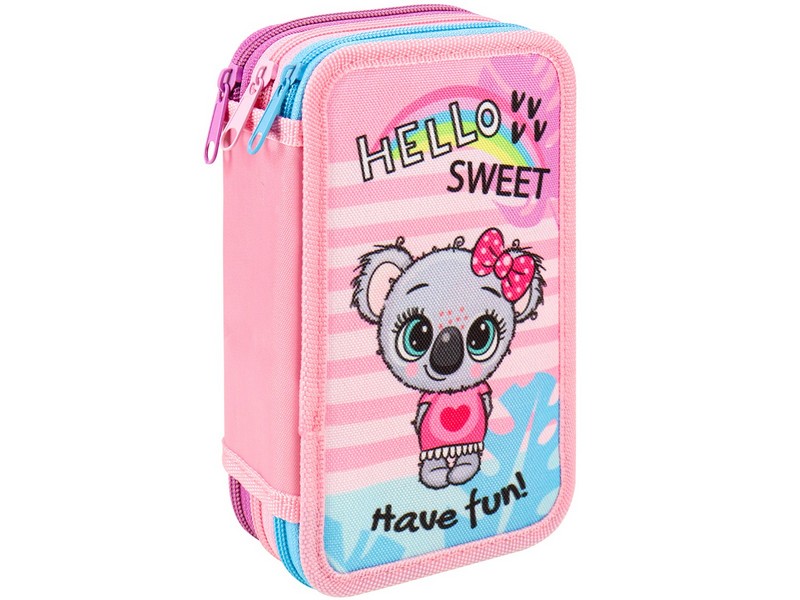 Пенал 3 секции МИЛАШКА-КОАЛА 190*115 мм (печать на ткани) ПН-9817