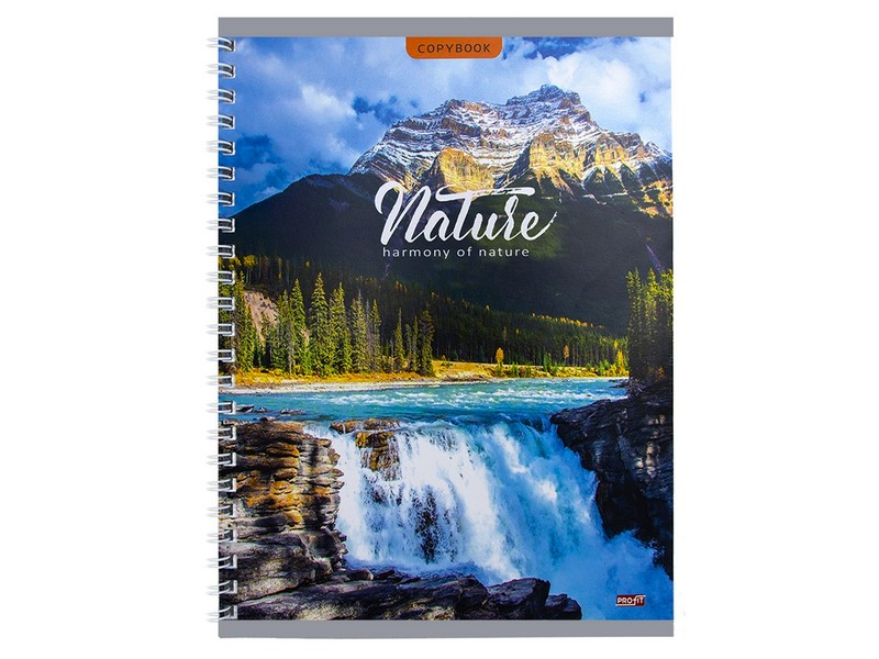 Тетрадь КЛЕТКА 48л. ВОСХИТИТЕЛЬНАЯ ПРИРОДА (гребень, цвет. мелов. обл.) 48-7115