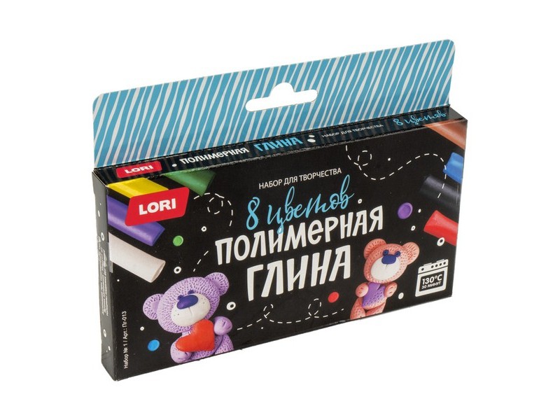 Купить оптом Полимерная глина 8 цветов. Набор №1 в Луганске