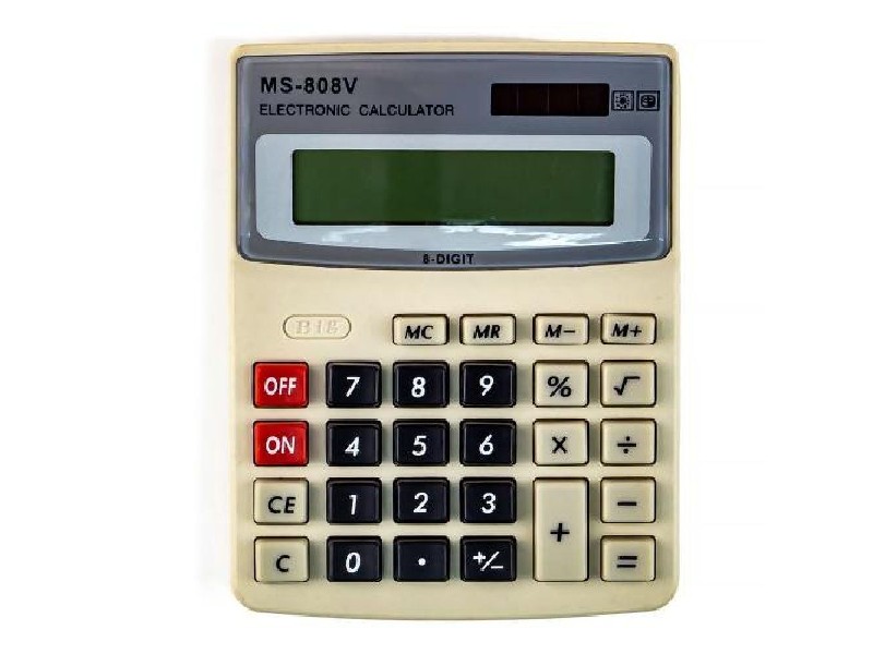 Калькулятор настольный 8-разрядный 14*10 см MS-808V