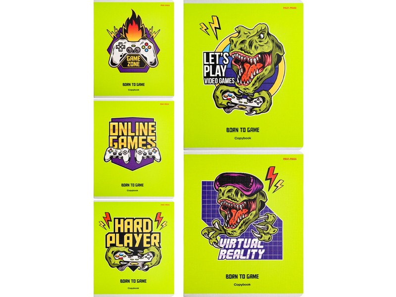 Тетрадь КЛЕТКА 48л. ВРЕМЯ ИГРАТЬ! (цвет. мелов. обл.)