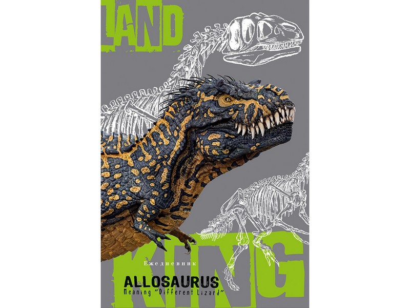 ЕЖЕДНЕВНИК А5 80л. недатир. ДОИСТОРИЧЕСКИЙ ЯЩЕР (7БЦ, глян. лам.)