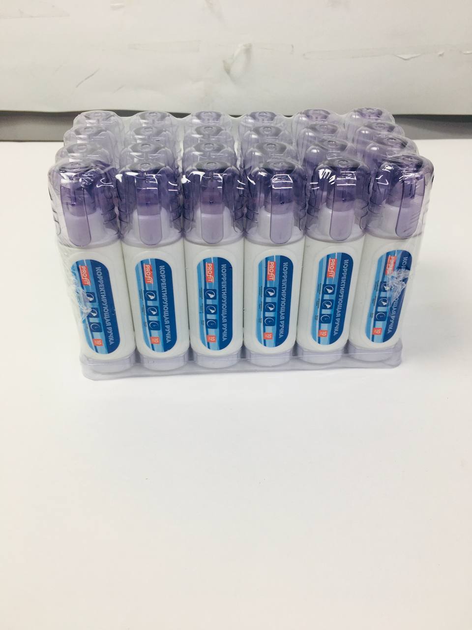 Корректирующая ручка 10 мл металич. наконечник (24шт/уп) КЖ-3050