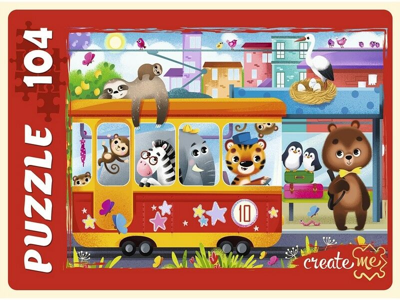 ПАЗЛЫ 104 элемента. НА ДОРОГЕ №2