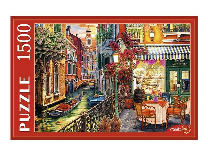 ПАЗЛЫ 1500 элементов. ВЕНЕЦИАНСКОЕ КАФЕ