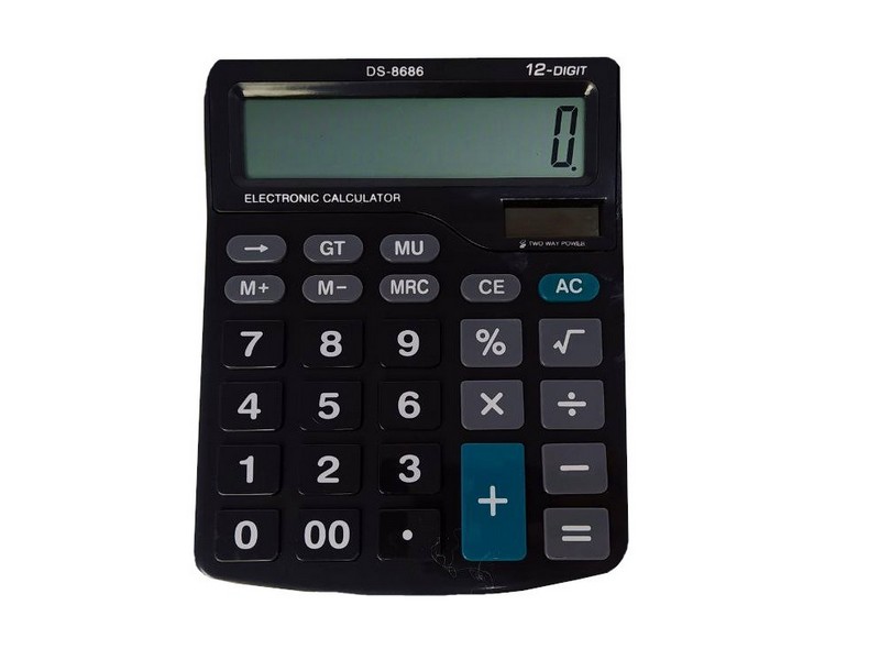 Калькулятор настольный 12-разрядный DS-8686