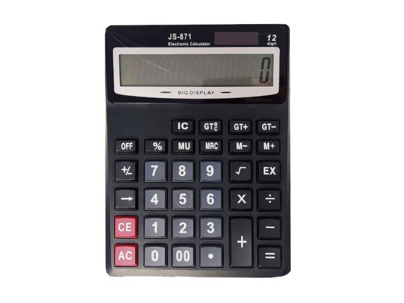 Калькулятор настольный 12-разрядный JS-871