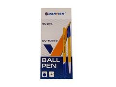 54290 [DV-10873]Ручка шариковая DARVISH оранжевый корпус 0,7мм СИНЯЯ (50шт/уп)