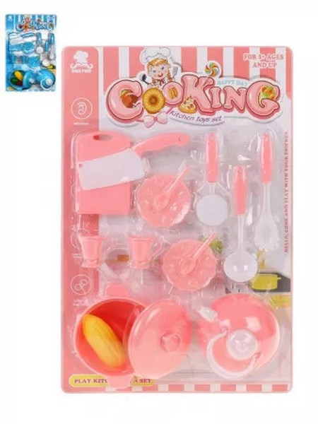 Набор посуды 15-17 предметов 43*28 см на планшете 2020B