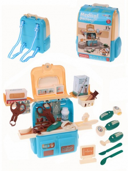 Набор доктора 37 предметов 22*20*11 см в чемодане 8723