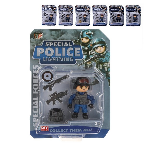 Полицейский набор с фигуркой 22*16 см в блистере 200652325