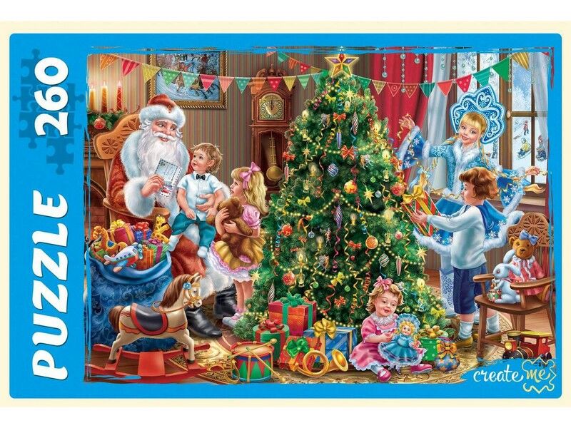 ПАЗЛЫ 260 элементов. НОВОГОДНЕЕ ЧУДО