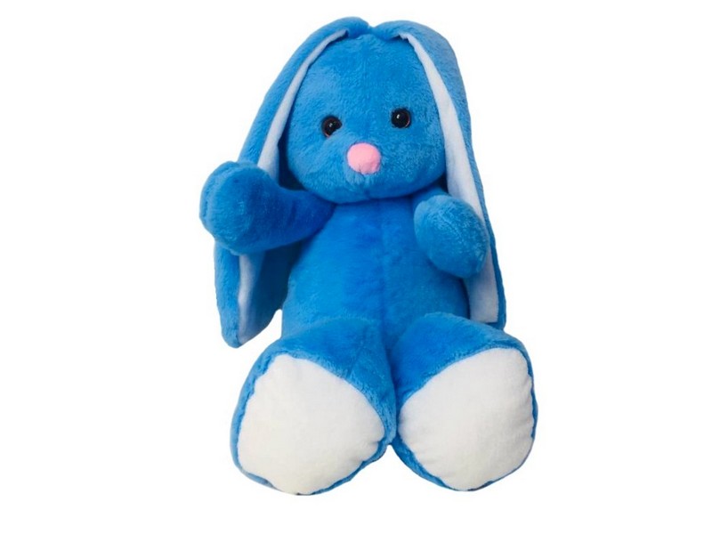Заяц голубой 38см 202211/38