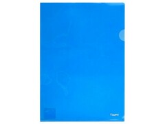 56807 [1434-22-A]Папка-уголок А4 «AXENT» синяя