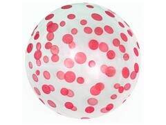 57002 [550118]Шар «Deco Bubble. Розовое конфетти» прозрачный 19 см