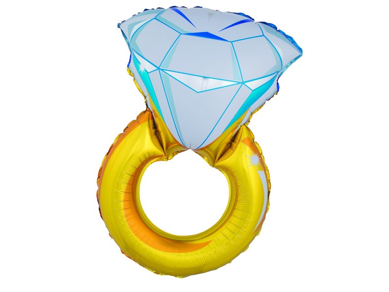 Шар-фигура «Кольцо с бриллиантом» 69 см