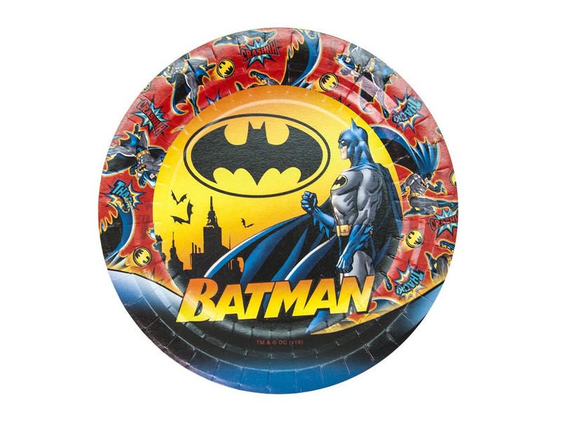 Набор тарелок «Бэтмен» 18 см 6 шт