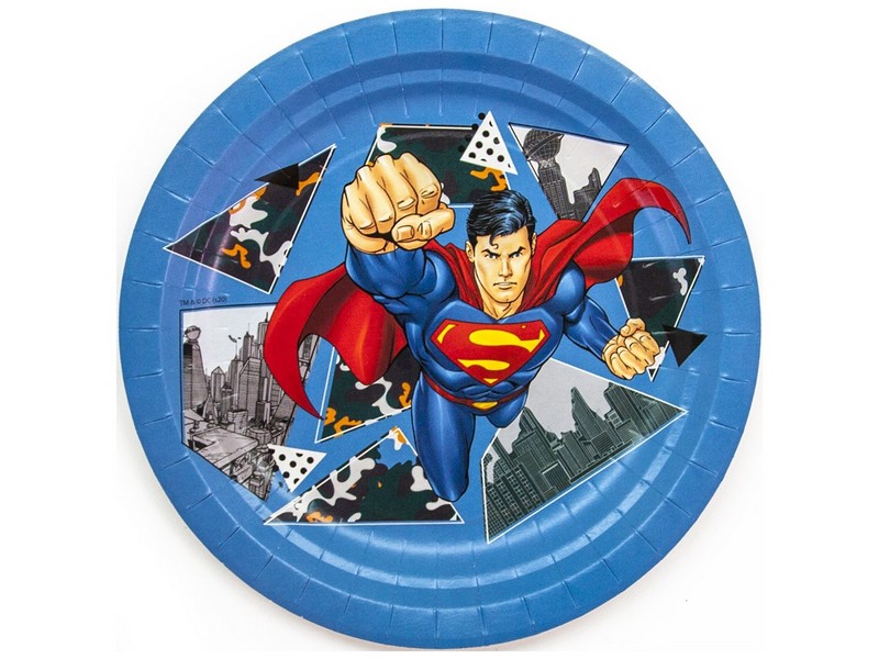 Набор тарелок «Супермен» 18 см 6 шт