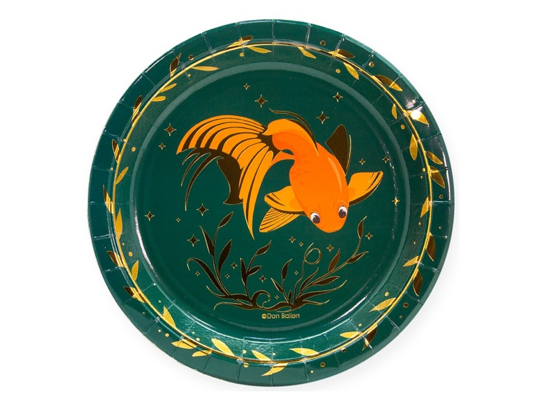 Набор тарелок «Золотые рыбки» 23 см 6 шт