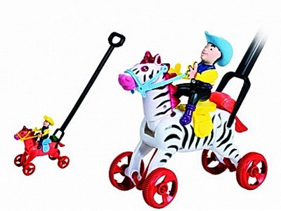 КАТАЛКА НА ПАЛОЧКЕ. КОВБОЙ НА ЛОШАДИ