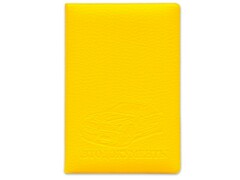 59300 [ОП-9765]Обложка для автодокументов из мягкой "экокожи" желтая ОП-9765