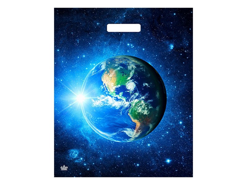 Купить оптом Пакет полиэтиленовый вырубной «ЗЕМЛЯ» 45*38см в Луганске