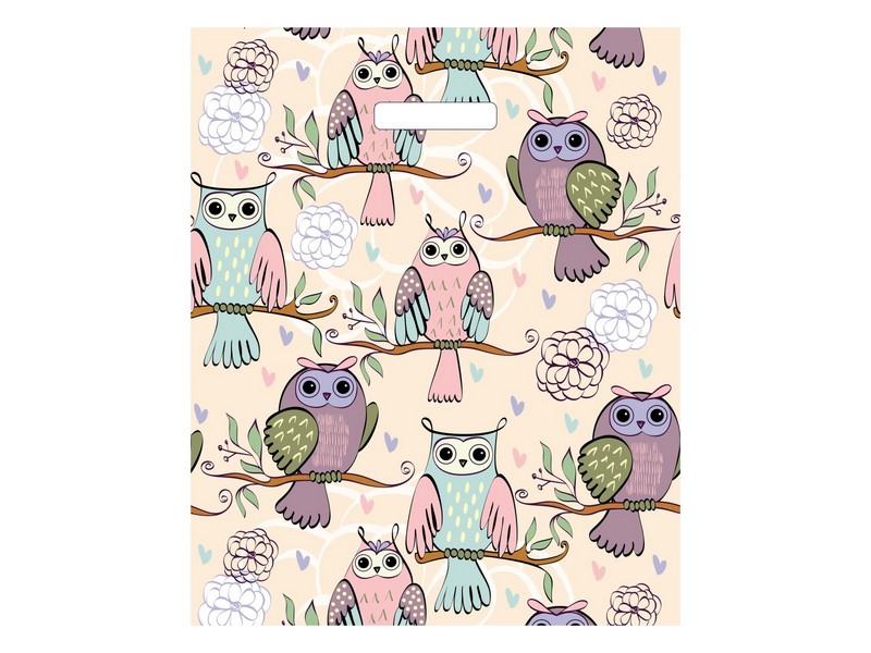 Пакет полиэтиленовый вырубной «СОВУШКИ» 36*43см