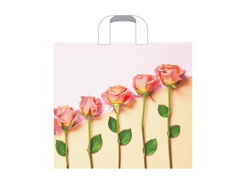 Пакет полиэтиленовый с петлевой ручкой «ПРИЗНАНИЕ» 38*34см