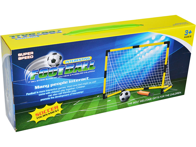 Набор для игры в футбол (ворота, мяч, сетка) 80*60*45 см в кор. 8333