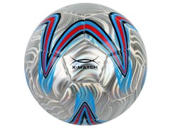59786 [56487]Мяч футбольный X-Match PVC 1 слой металлик 56487