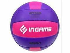 59810 []Мяч волейбольный INGAME BRIGHT фиолетово-розовый